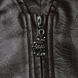 Desolate Gothic Faux Leather Waistcoat Men's