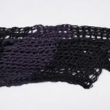 Styx Noir Women's Gothic pullover sweater in Black & Violet