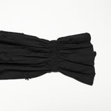 Styx Noir Women's Gothic Lace Up Blouse in Black