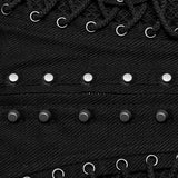 Prospero Men's Punk Lace-Up Corset Belt in Black