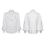 Wolfsbane Men's Gothic Shirt in White