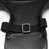 Goblin Market Men's Gothic Studded Shoulder Armor in Black