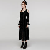 Atharvan Gothic Laced Front Dress