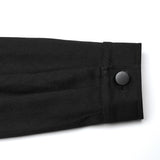 Clementine Gothic Black Cotton Everyday Shirt Men's