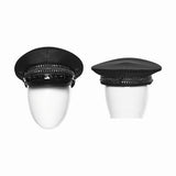 Dead Calm Gothic Military Studded Hat in Black