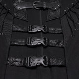 Nightshade Men's Gothic Waistcoat in Black