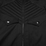 Hollow Crown Men's Gothic Cyberpunk coat in Black