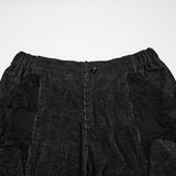 Hemlock Buckle Denim Wide Leg Baggy Trousers