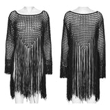 Athamant Gothic Black Knit Shirt