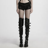 Ophelia Women's Gothic Shorts in Black