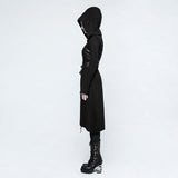 Malison Gothic Knit Lace-Up Hooded Coat