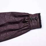 Aconite Men's Gothic Shirt in Red