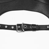 Sanctus Women's Gothic Dark Body Harness in Black