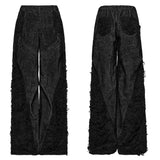 Hemlock Buckle Denim Wide Leg Baggy Trousers