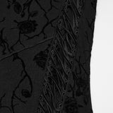Antimony Women's Gothic Long Sleeve Top in Black