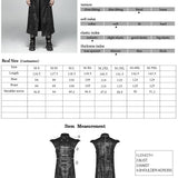 Morrigan Gothic Faux Leather Armor Sleeveless Coat Men's