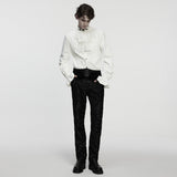 Atlant Gothic Velvet Jacquard Pants Men's