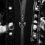 Necroharmonic PU Trench Coat - PunkRave