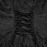 Kundry Women's Gothic Asymmetrical Vest in Black