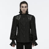 Archfiend Gothic Woven Lace Shirt Men's