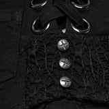 Ophelia Women's Gothic Shorts in Black