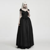 Westenra Women's Victorian Gothic Dress in Black