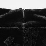 Marchesa Women's Gothic Skirt with Lace in Black