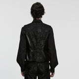 Gnosis Victorian Gothic Velvet Jacquard Waistcoat Men's