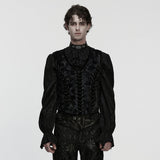 Ariadne Gothic Velvet Brocade Waistcoat Men's