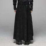 Erzulie Men's Gothic Skirt in Black