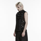 Laudanum Men's Gothic Zipped Jacket in Black