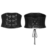 Zagreus Men's Punk Techwear Corset in Black
