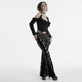Atavist Gothic Skull Print Pants