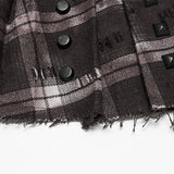 Harrow Plaid Pleated Mini Skirt