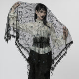 Melmoth Women's Gothic Veil in Black