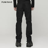 Altarf Gothic Distressed Black Denim Pants Men's