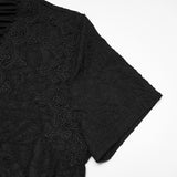 Styx Noir Men's Gothic T-shirt in Black