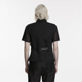 Aether Victorian Gothic Cyber Waistcoat Top Men's