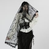 Melmoth Women's Gothic Veil in Black