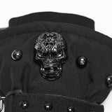Ophanim Men's Punk Techwear Gloves in Black