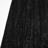 Talisman Women's Gothic Dress with Velvet Fabric in Black