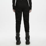Garnet Men's Gothic Dandy Trousers in Black