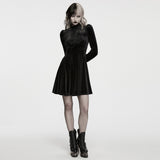Buttress Women's Gothic Embroidered Dress in Black