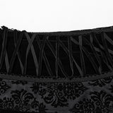 Vigilance Victorian Gothic Jacquard Long Sleeveless Waistcoat Men's