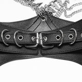 Sanctus Women's Gothic Dark Body Harness in Black