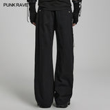 Arcas Gothic Distressed Denim Black Pants Men's
