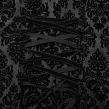 Vigilance Victorian Gothic Jacquard Long Sleeveless Waistcoat Men's
