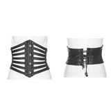 Ligeia Gothic Faux Leather Corset