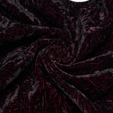Silver Tongue Men's Velvet Gothic Waistcoat in Black & Red