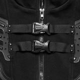 Bitterroot Gothic Buckle Cybergoth Waistcoat Men's